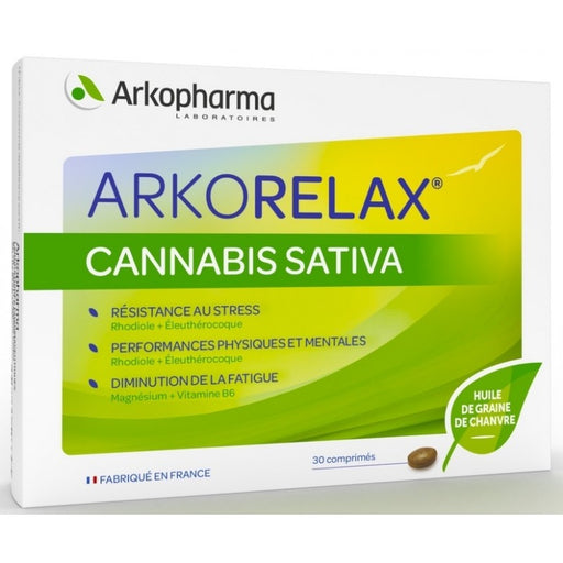 ARKOPHARMA ARKORELAX CANNABIS SATIVA COMPRIME 30