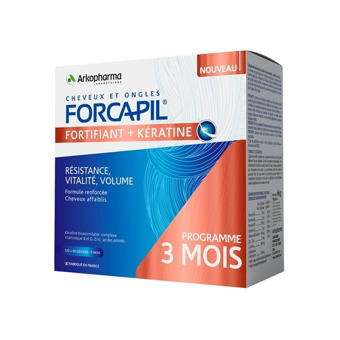 ARKOPHARMA FORCAPIL FORTIFIANT KERATINE+ GELULE 180