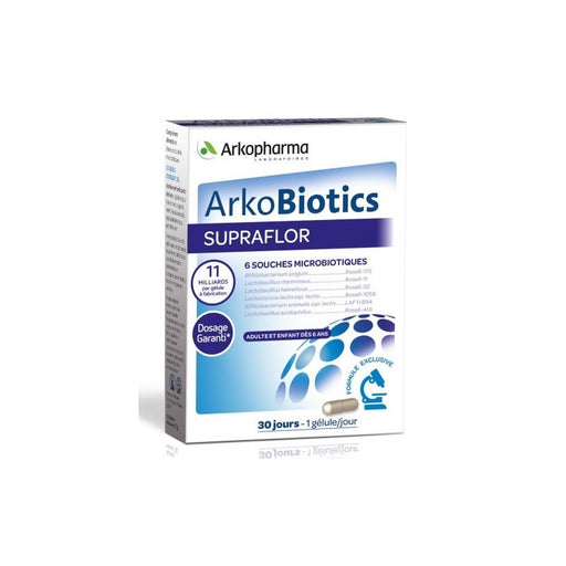 ARKOPHARMA ARKOBIOTICS SUPRAFLOR FERMENT LACTIQUE GELULE 30