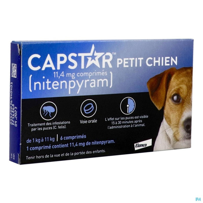 CAPSTAR 11MG4 INSECTICIDE PETIT CHIEN COMPRIME 6