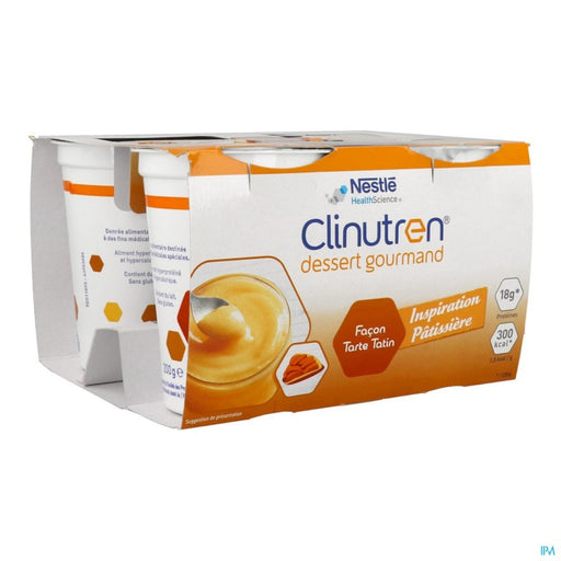 CLINUTREN DESSERT GOURMAND FACON TATIN 200G X4