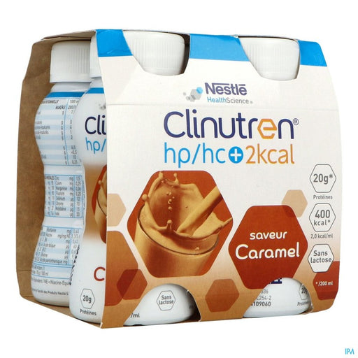 CLINUTREN HP HC+ 2KCAL CARAMEL 200ML X4