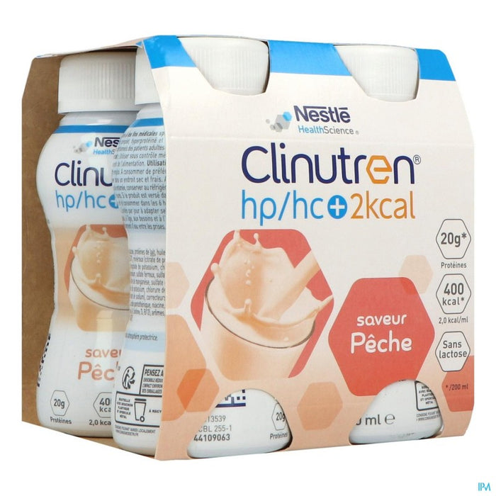 CLINUTREN HP HC+ 2KCAL PECHE 200ML X4