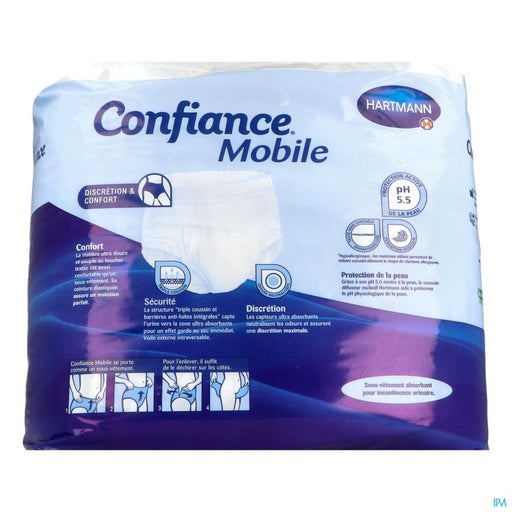 HARTMANN CONFIANCE MOBILE ABSORPTION  6 SLIP ABSORBANT  L 14