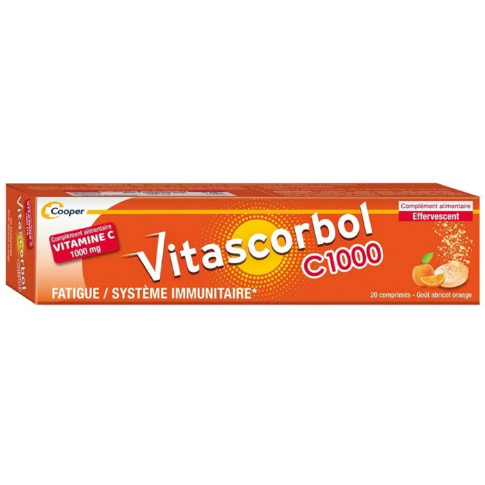 COOPER VITASCORBOL 1000MG COMPRIME EFFERVESCENT 20