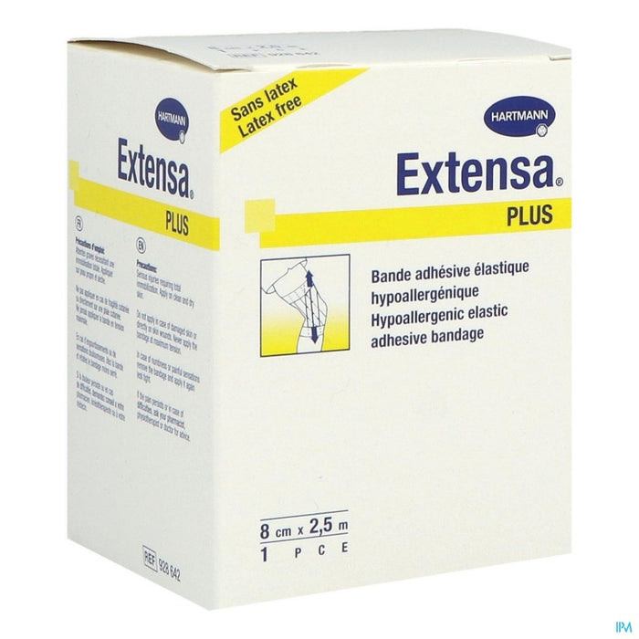 HARTMANN EXTENSA PLUS BANDE ADHESIVE ELASTIQUE BLANCHE 2M5 X  8CM