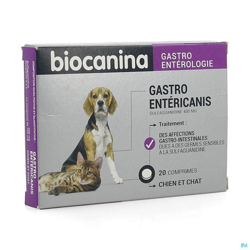 GASTROENTERICANIS COMPRIME CHIEN CHAT 20