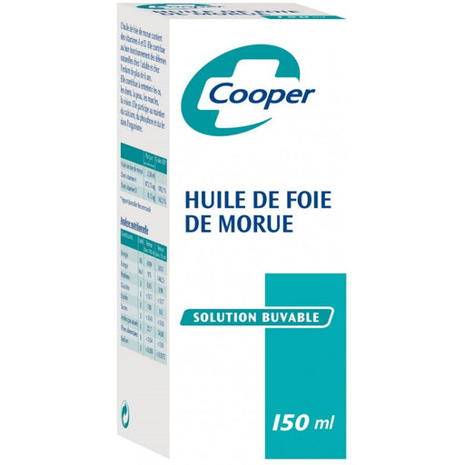 COOPER HUILE DE FOIE DE MORUE SOLUTION BUVABLE 150ML