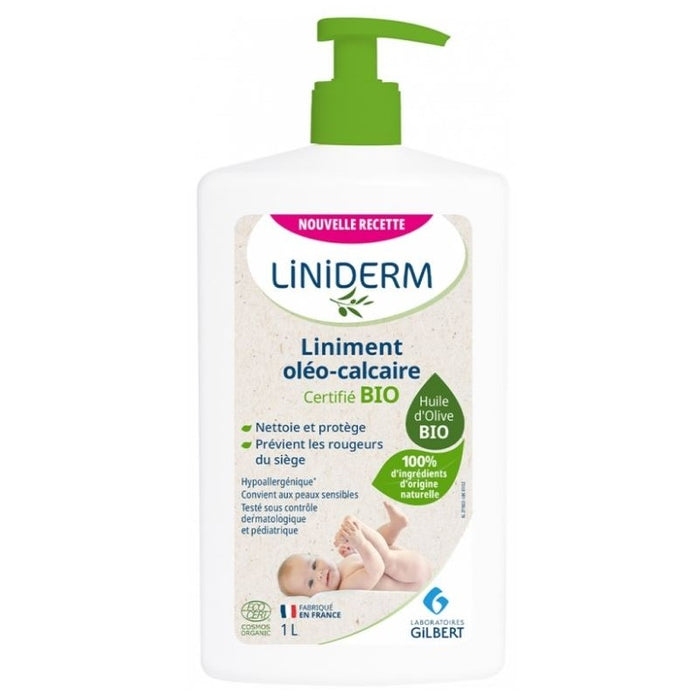 LABORATOIRES GILBERT LINIDERM LINIMENT CERTIFIE BIO 1L