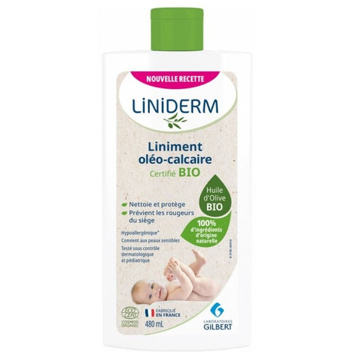 LABORATOIRES GILBERT LINIDERM LINIMENT CERTIFIE BIO 480ML