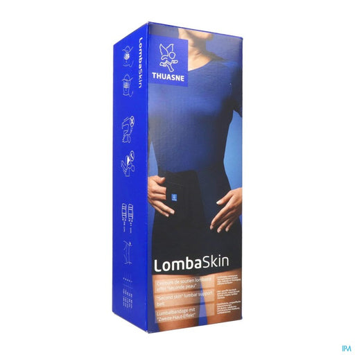 LOMBASKIN CEINTURE SOUTIEN LOMBAIRE 21CM NOIRE BLEUE T1