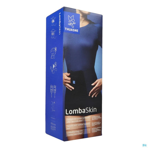 LOMBASKIN CEINTURE SOUTIEN LOMBAIRE 21CM NOIRE BLEUE T4