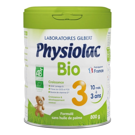 PHYSIOLAC 3 BIO CROISSANCE POUDRE 800G