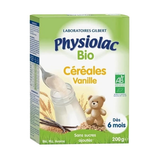 PHYSIOLAC BIO CEREALES VANILLE +4MOIS 200G