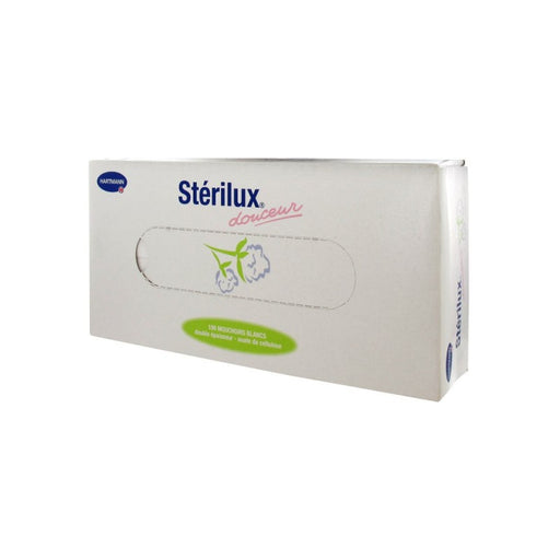 HARTMANN STERILUX MOUCHOIR DOUCEUR BLANC 100