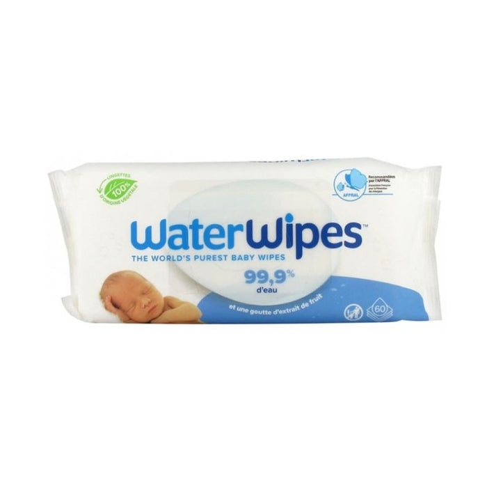 WATERWIPES LINGETTE BEBE COMPOSTABLE 60