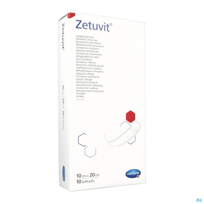 HARTMANN ZETUVIT PANSEMENT ABSORBANT 10CM X 20CM 10